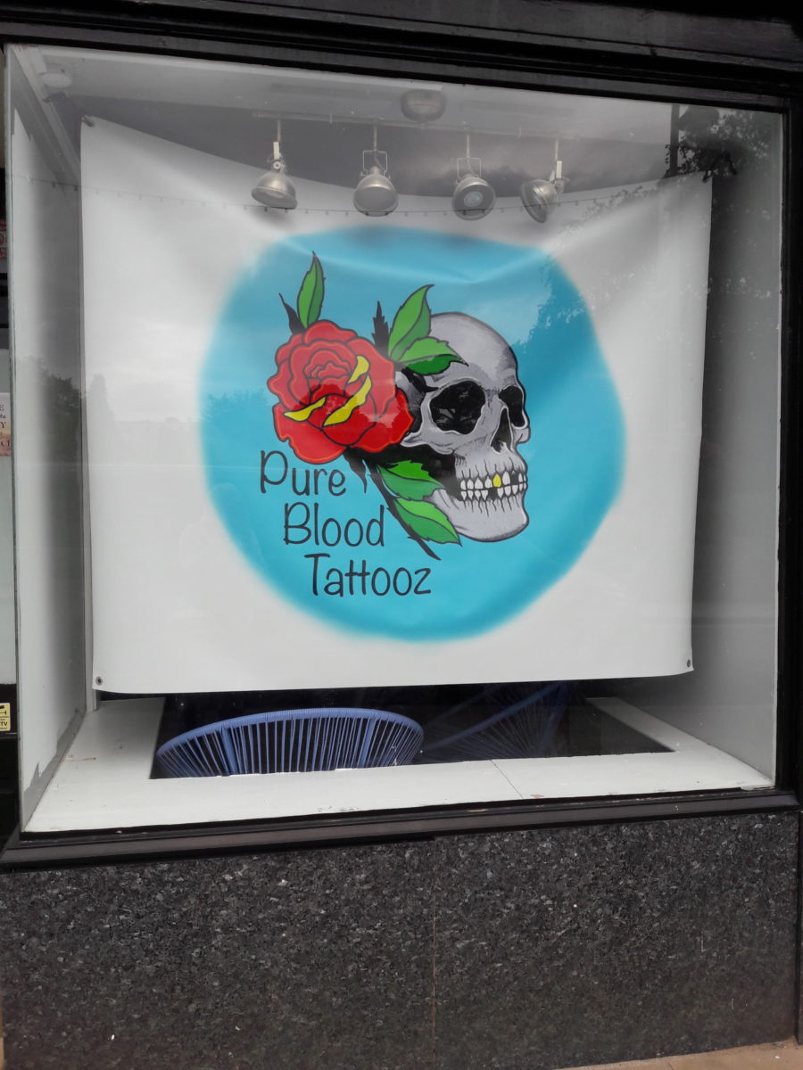 Pure Blood Tatoos logo skull